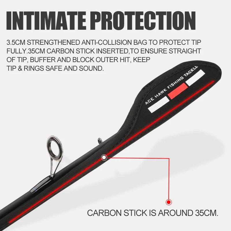 Ace Hawk Fishing Rod Bag