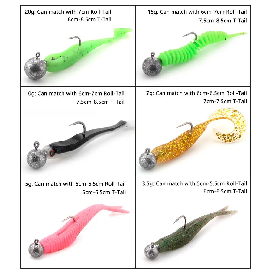 SANMO Jig Fishing Hooks