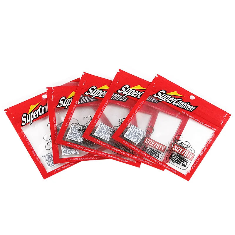 SUPERCONTINENT 20PCS Fishing Hooks