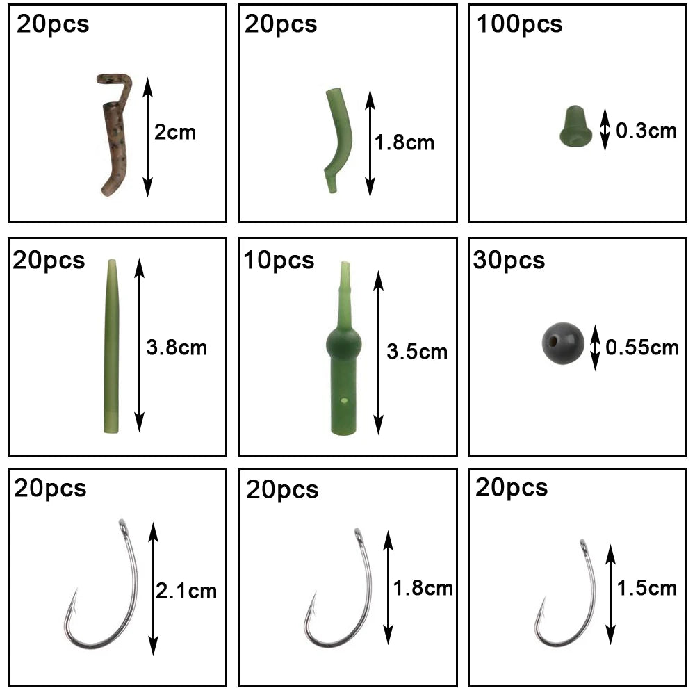 SHADDOCK Fishing Tackle Kit 420Pcs/Box