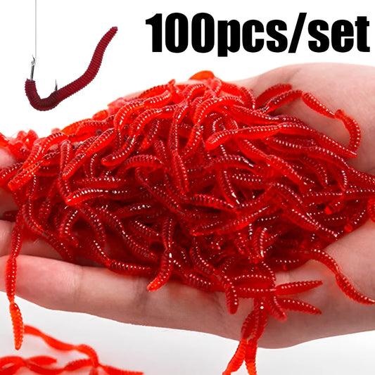 Worm Soft Lure Silicone Artificial Bait