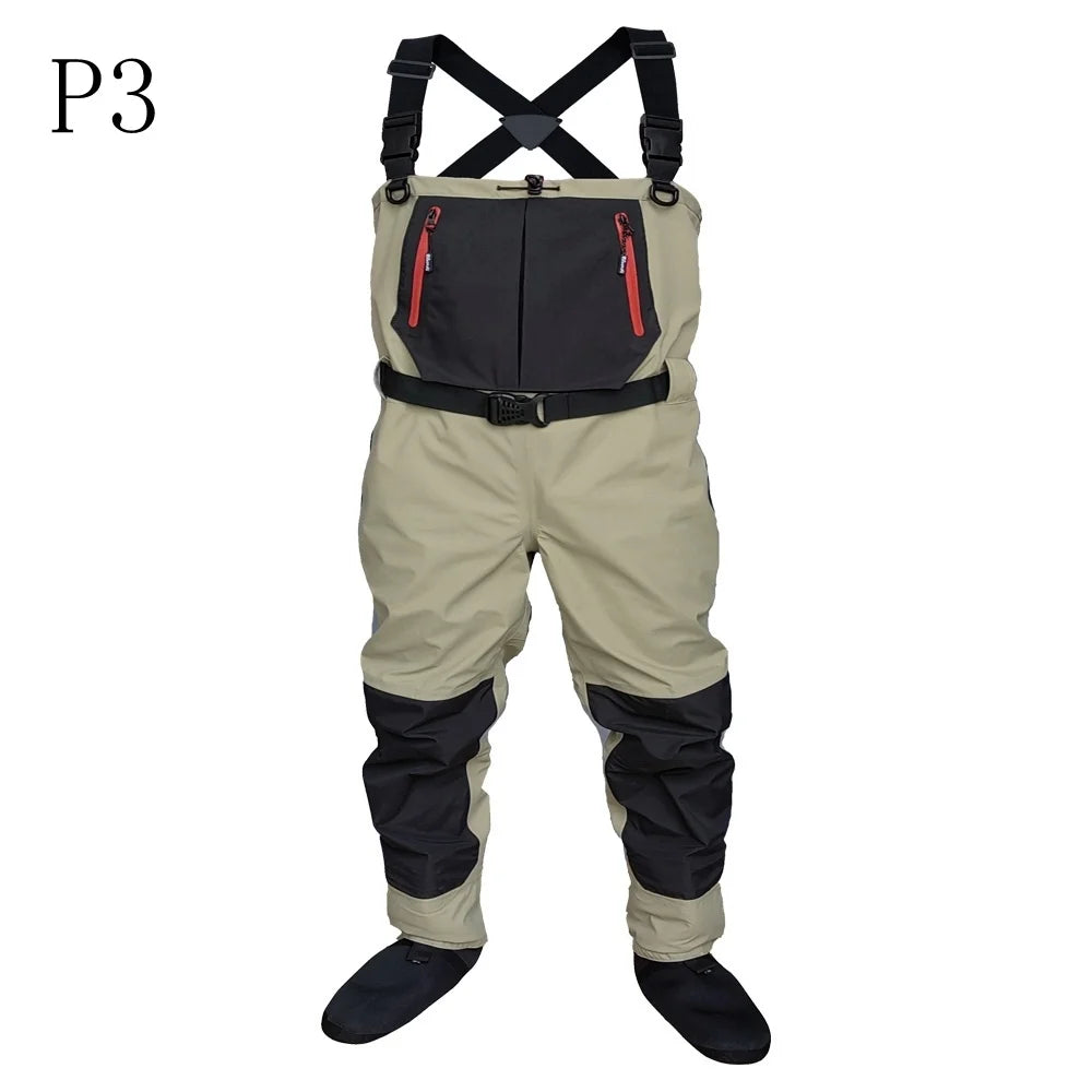 ELUANSHI Fishing Pants and Chest Waterproof