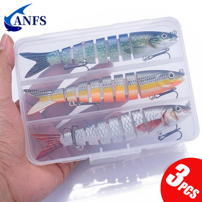 Bait Slow Sinking Bionic Fishing Bait (3pcs)