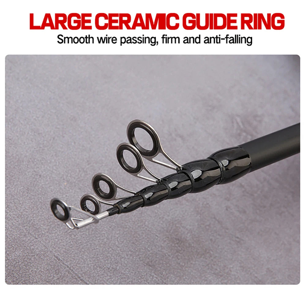 Baitcasting Lure Fishing Rod Spinning Telescopic