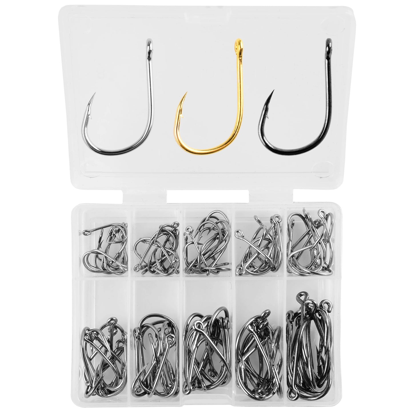 Aorace 100Pcs Fishing Hooks