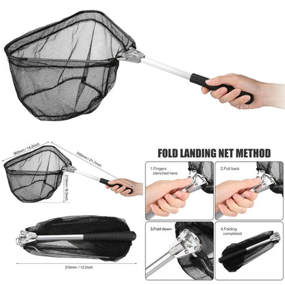 Telescopic Landing Fishing Net