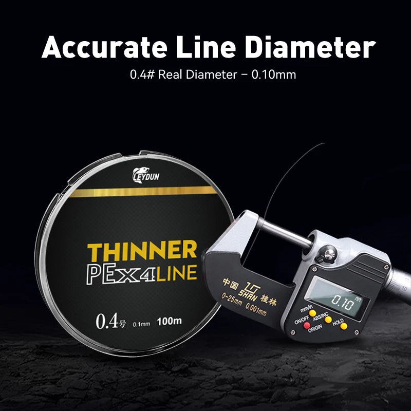 LEYDUN Micro THINNER Fishing Lines