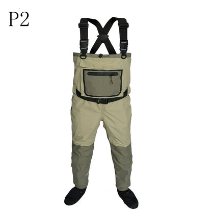 ELUANSHI Fishing Pants and Chest Waterproof