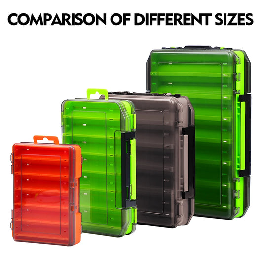 Double-Sided Waterproof Fishing Tackle Box