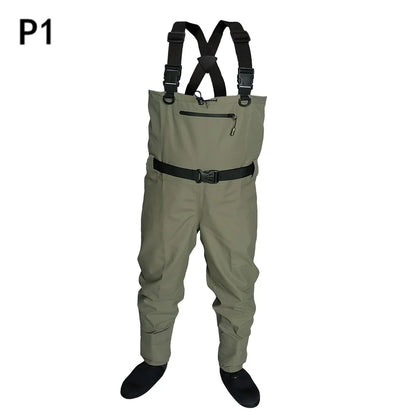 ELUANSHI Fishing Pants and Chest Waterproof