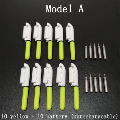 Electronic Fishing Float Light Stick 10PCS