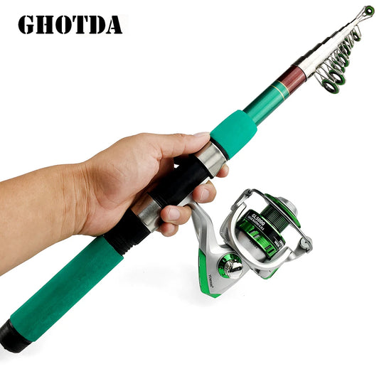 Fishing Combo 1.8-3.6M Fishing Rod & Reel