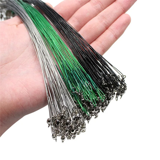 Aorace 20PCS Anti Bite Steel Fishing Line