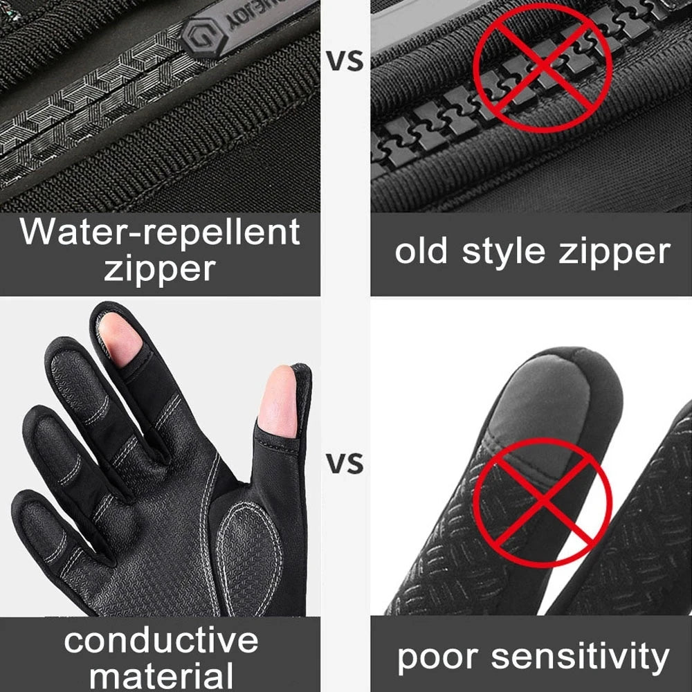 Waterproof Winter Fishing Gloves