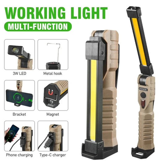 Portable Fold LED Flashlight