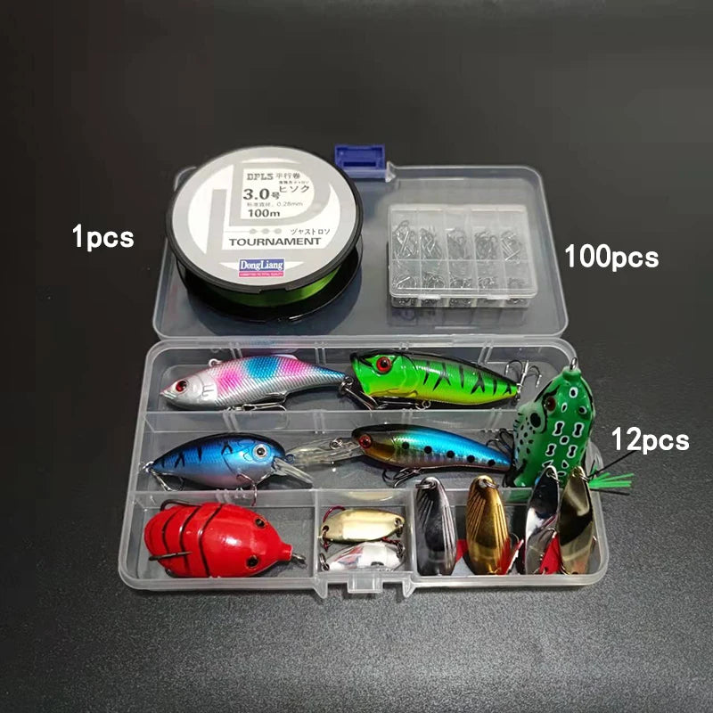 Fishing Lure Set 164pcs Mixed