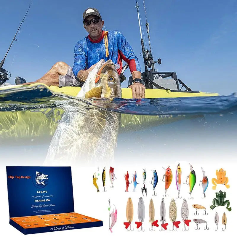 Fishing Tackle Advent Calendar 24 day Christmas