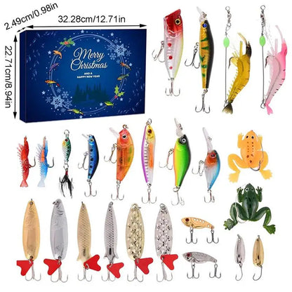 Fishing Tackle Advent Calendar 24 day Christmas