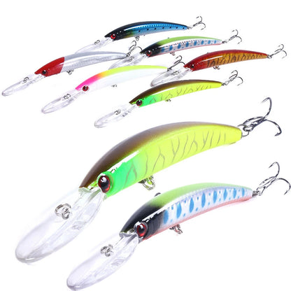 6Pcs/Set Laser Minnow Fishing Lure